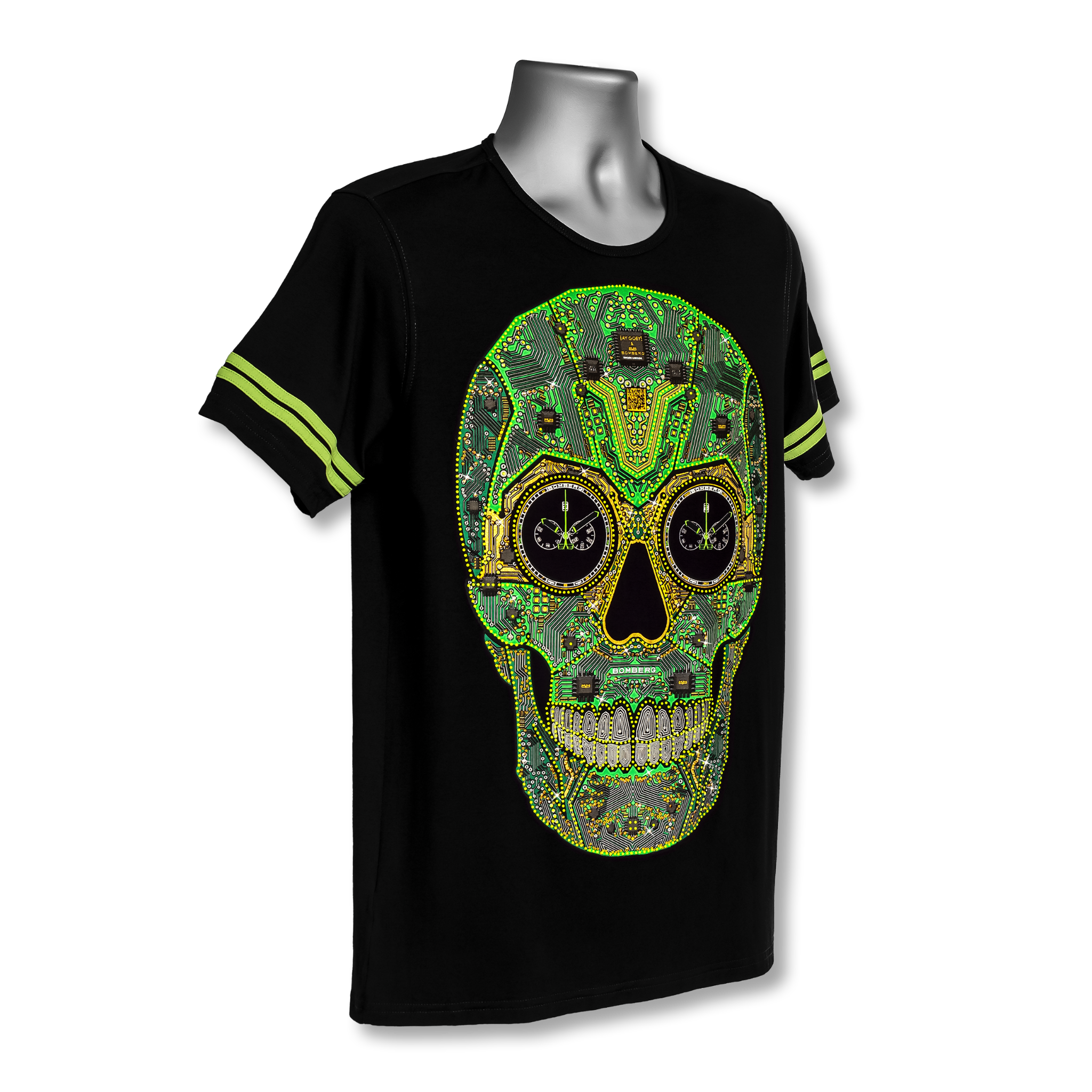AY GüEY&BOMBERG Cyber Skull T-Shirt