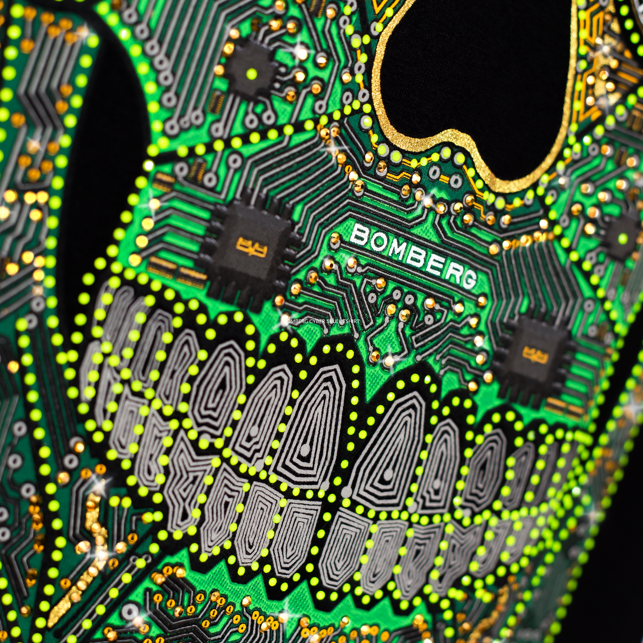 AY GüEY&BOMBERG Cyber Skull T-Shirt