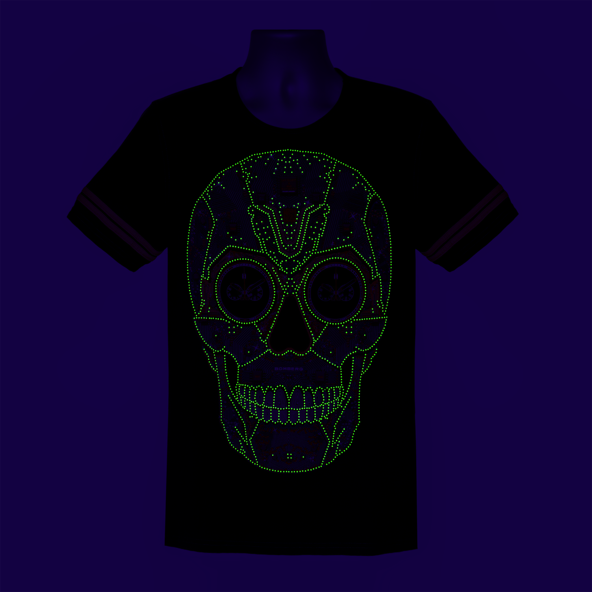 AY GüEY&BOMBERG Cyber Skull T-Shirt