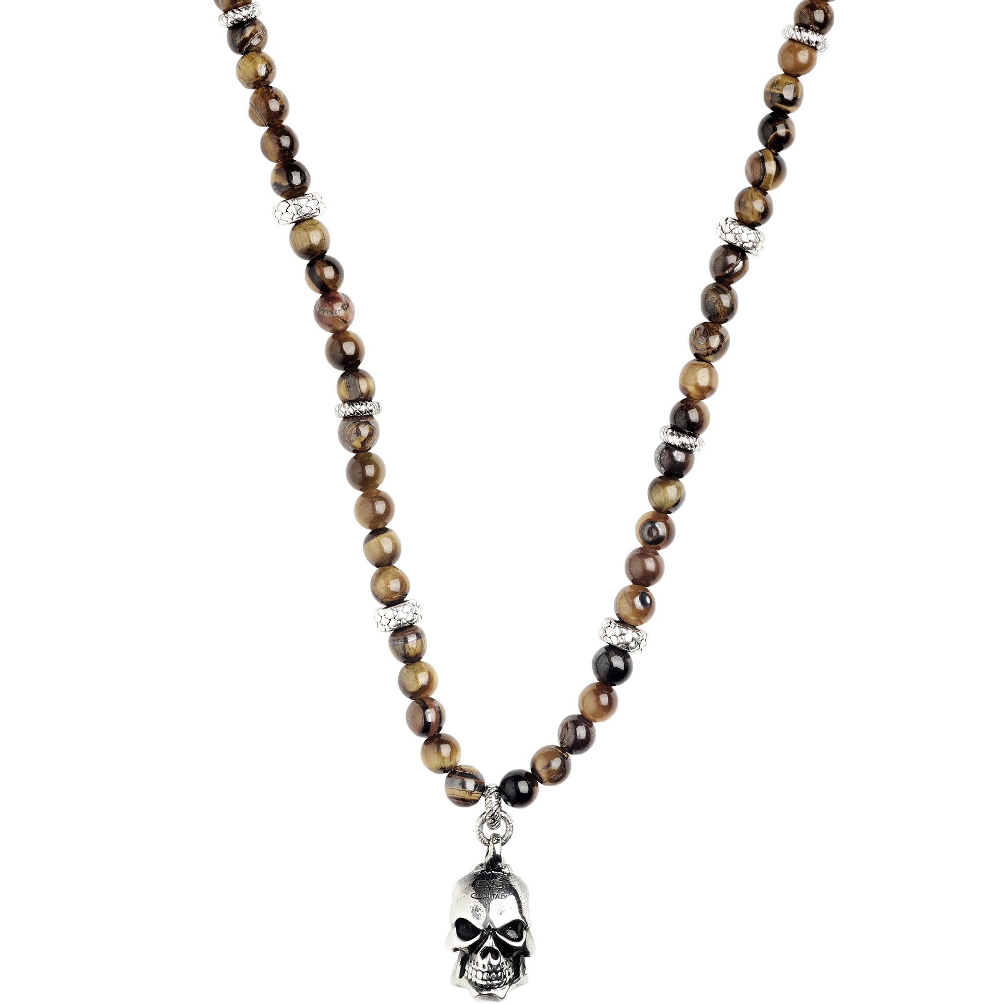 SKULL ROSARIO BROWN