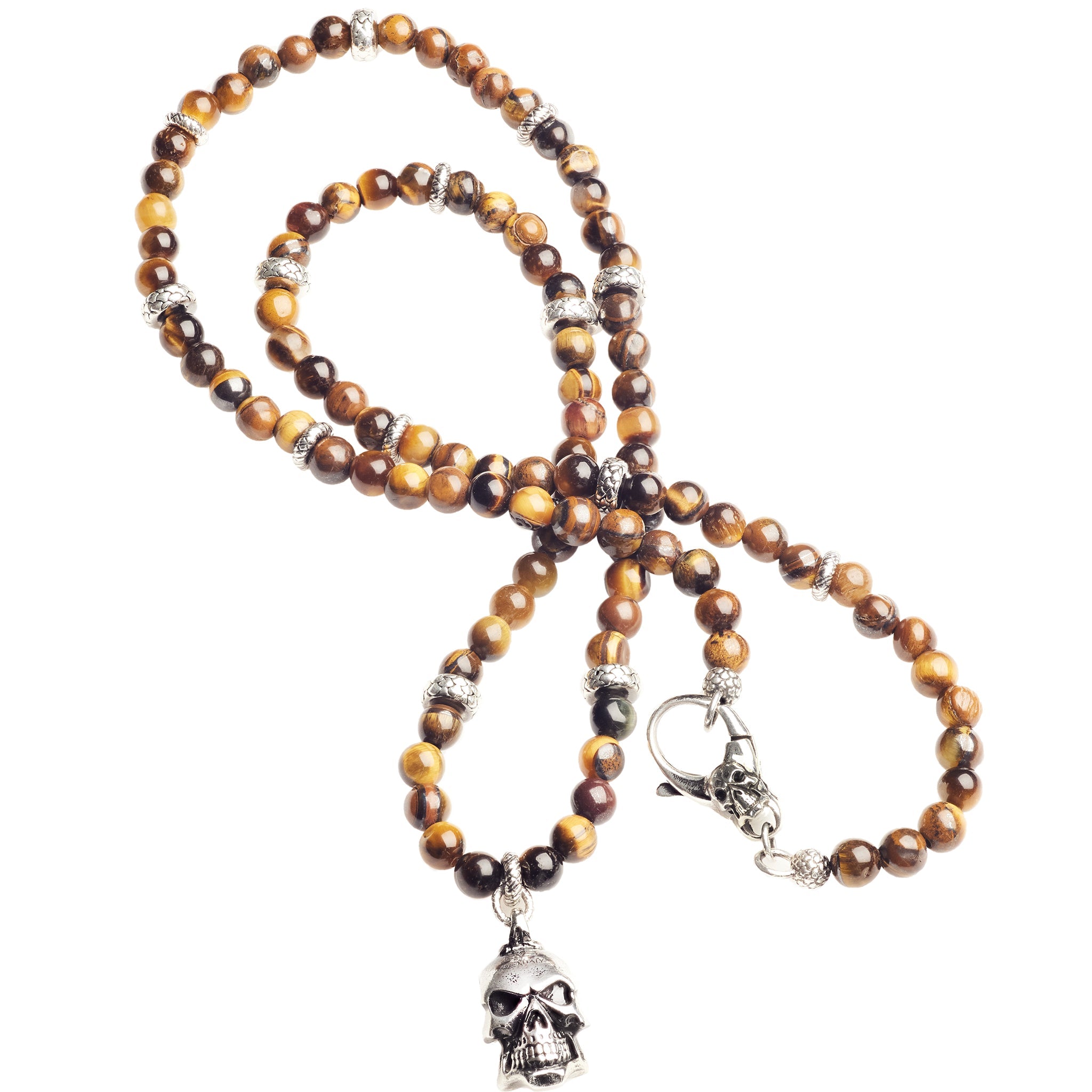 SKULL ROSARIO BROWN