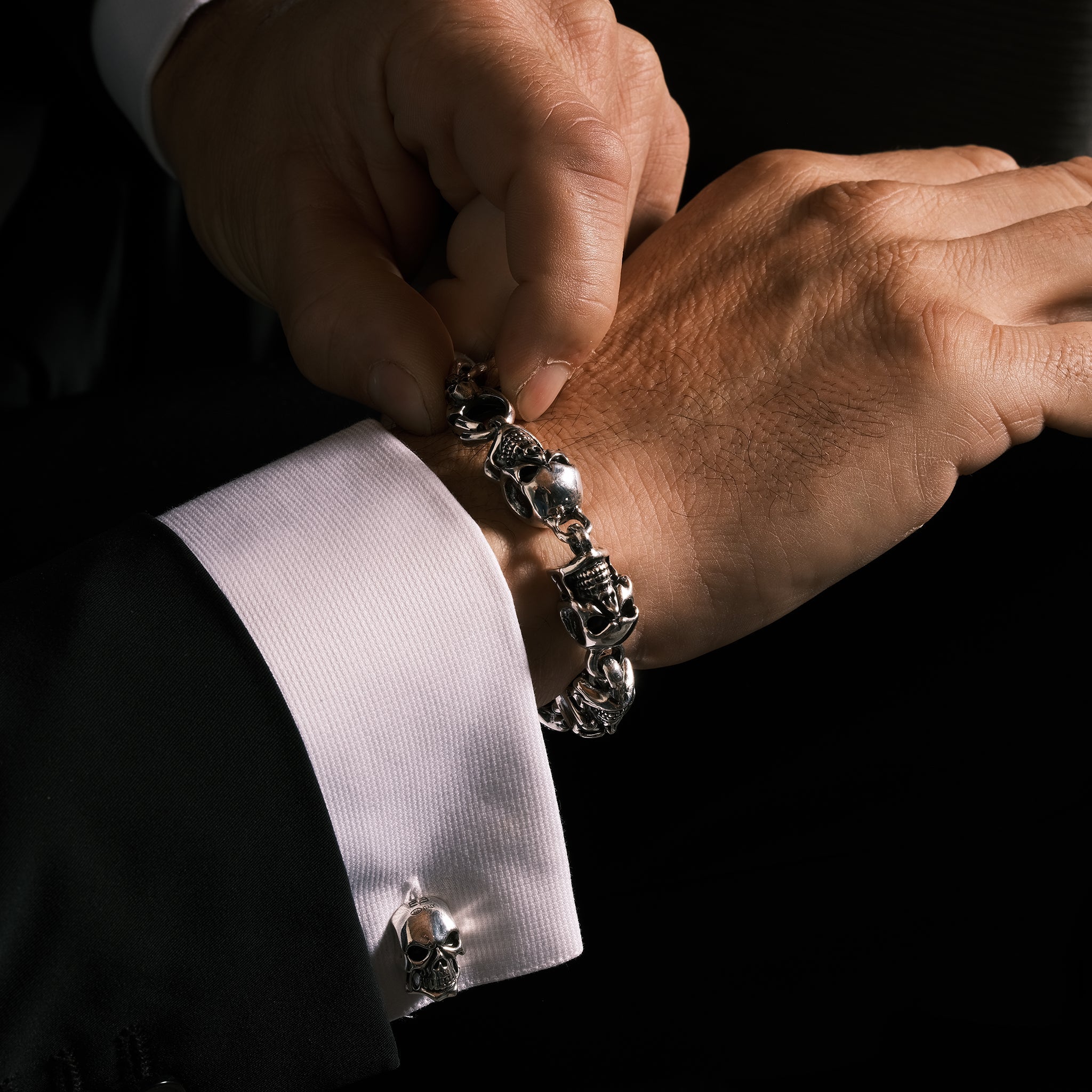 SKULL CUFFLINKS