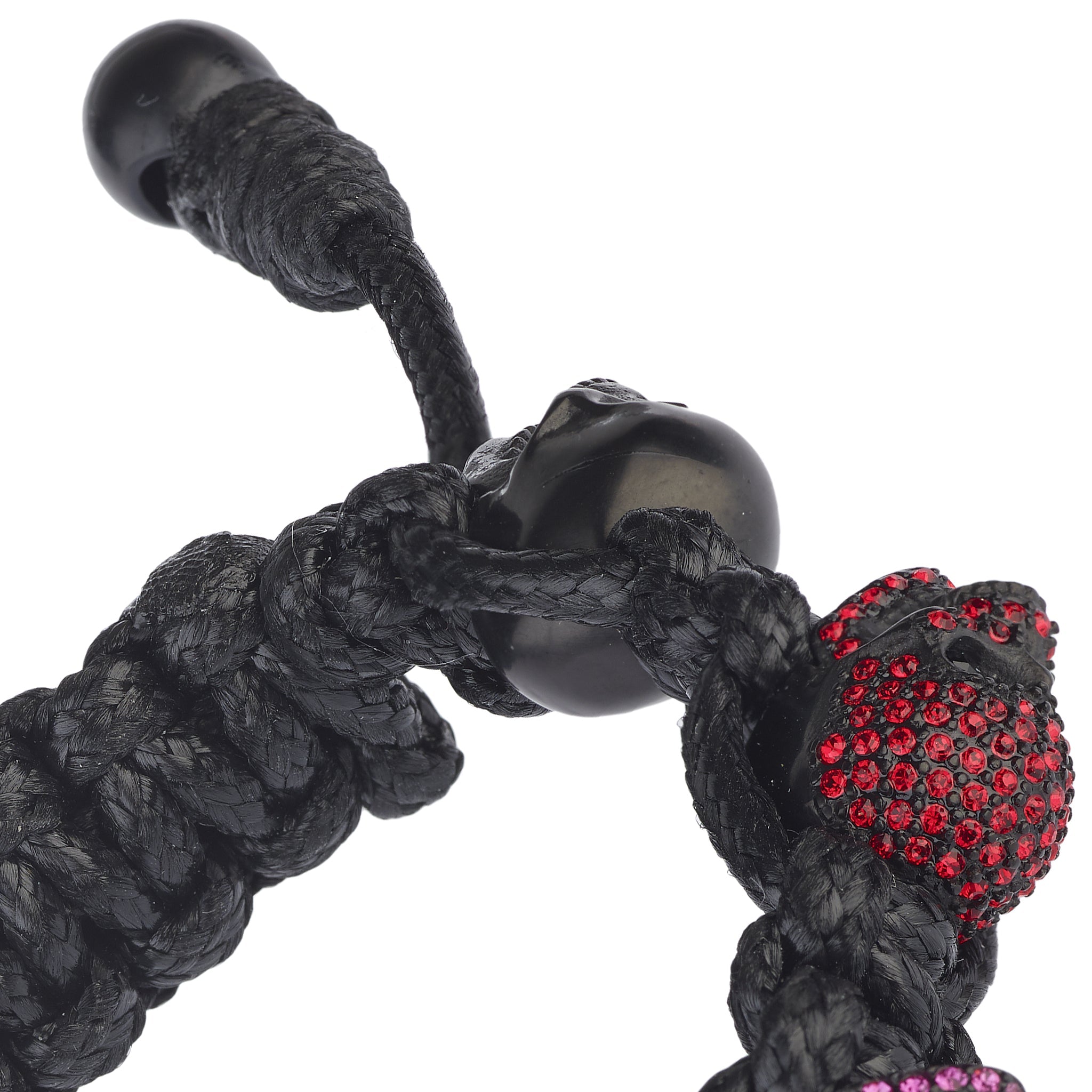 SKULLY CRYSTALS - PINK & RED