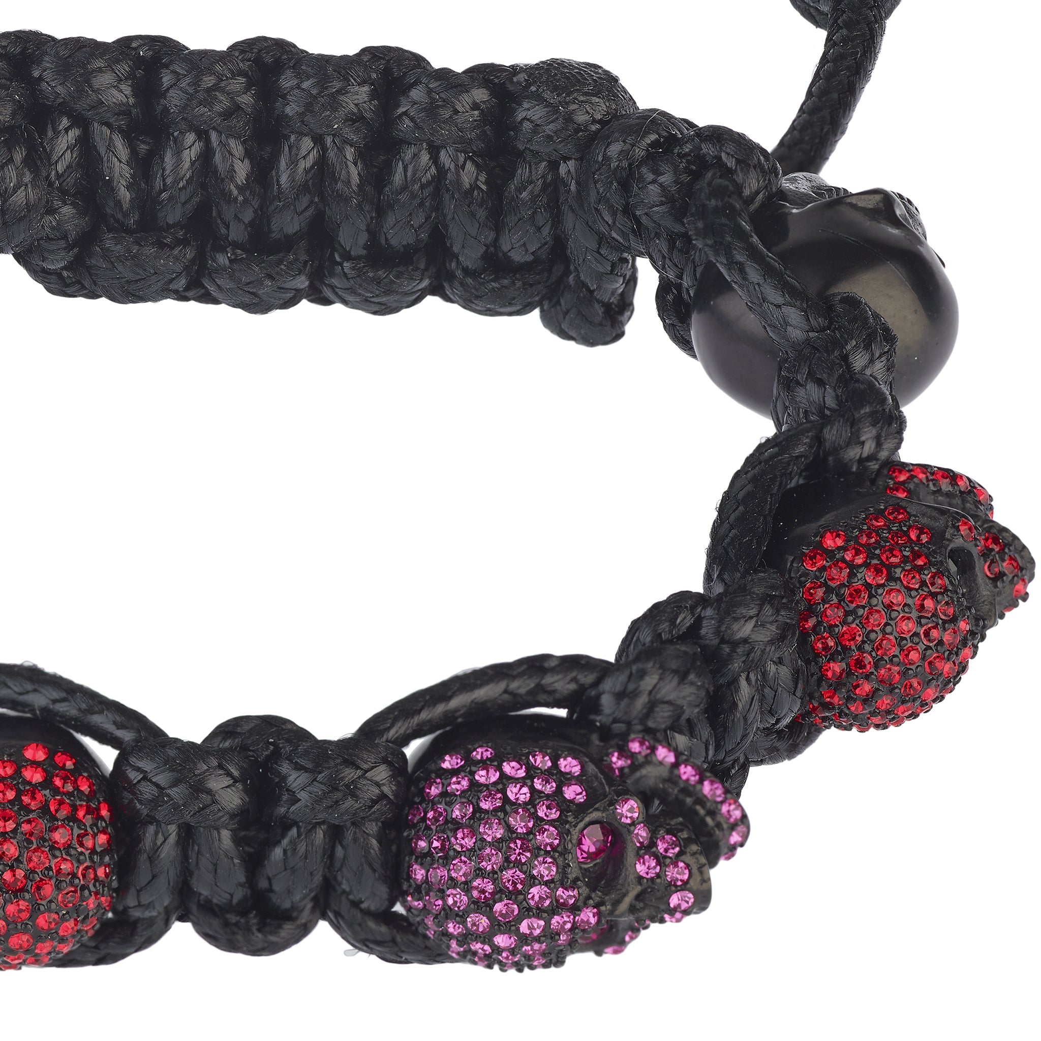 SKULLY CRYSTALS - PINK & RED