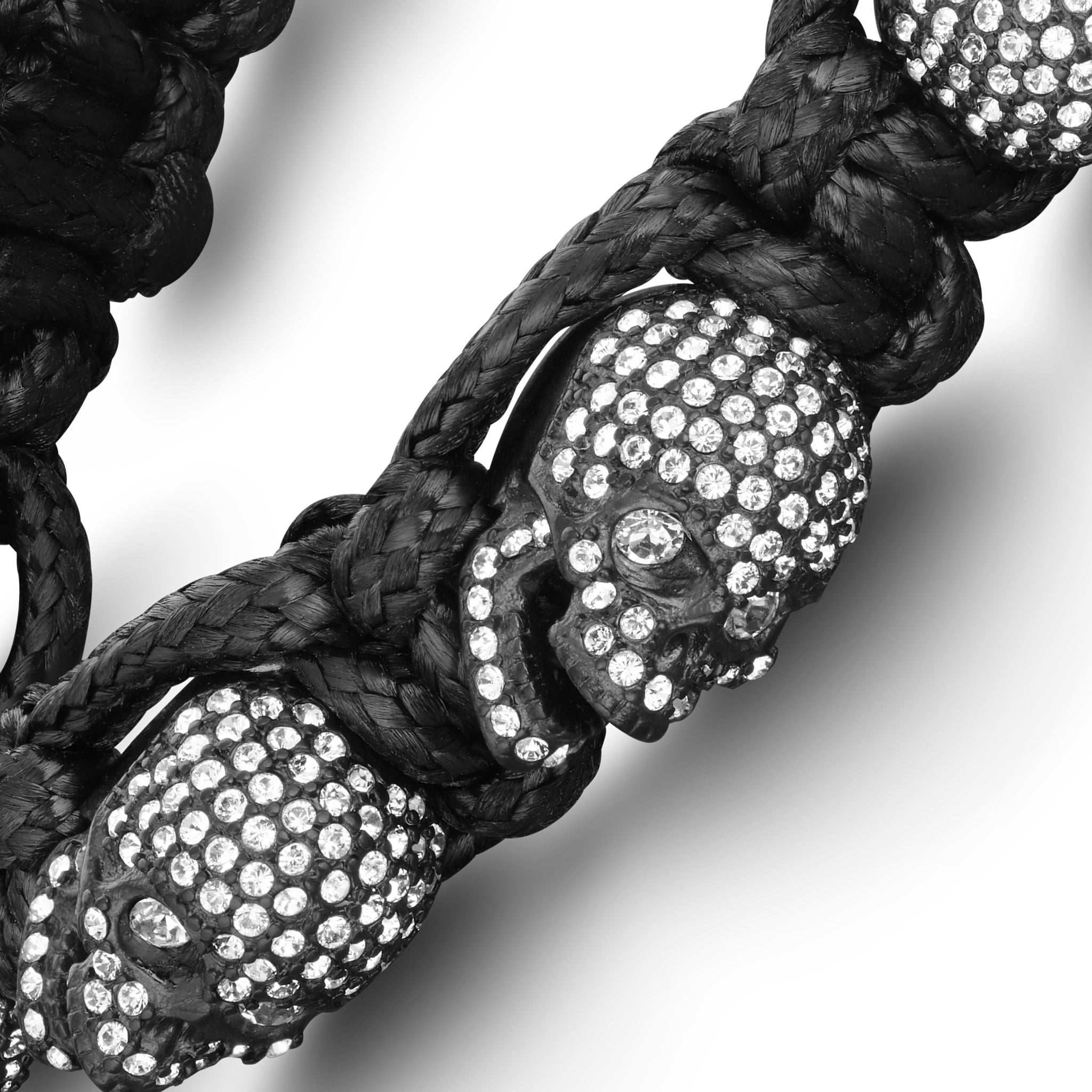 SKULLY CRYSTALS - BLACK & WHITE