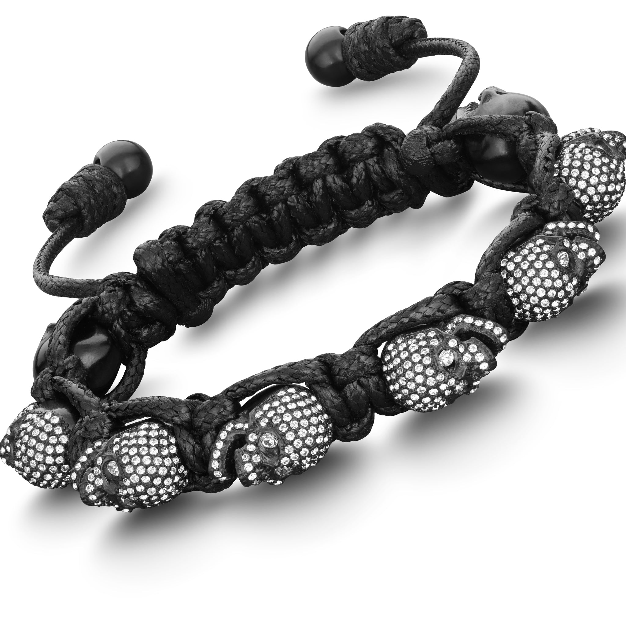 SKULLY CRYSTALS - BLACK & WHITE