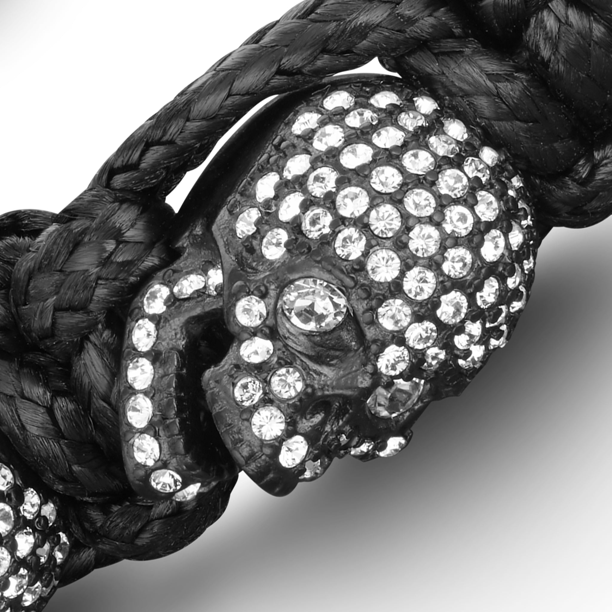 SKULLY CRYSTALS - BLACK & WHITE