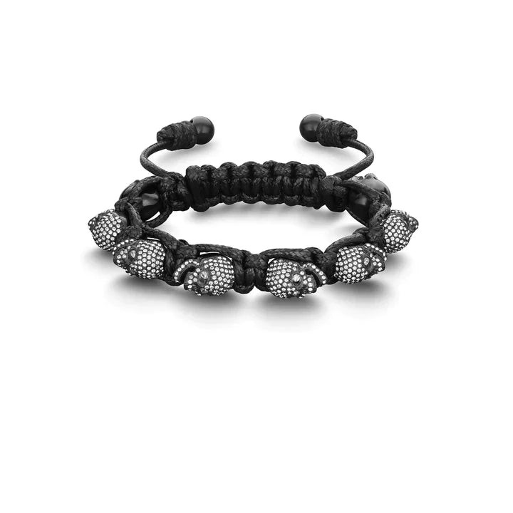 SKULLY CRYSTALS - BLACK & WHITE