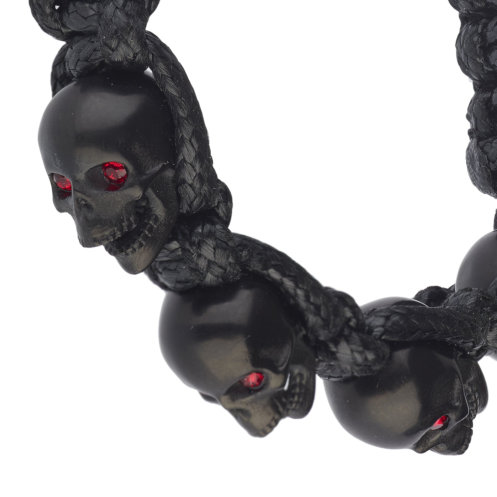 SKULLY - BLACK & RED EYES