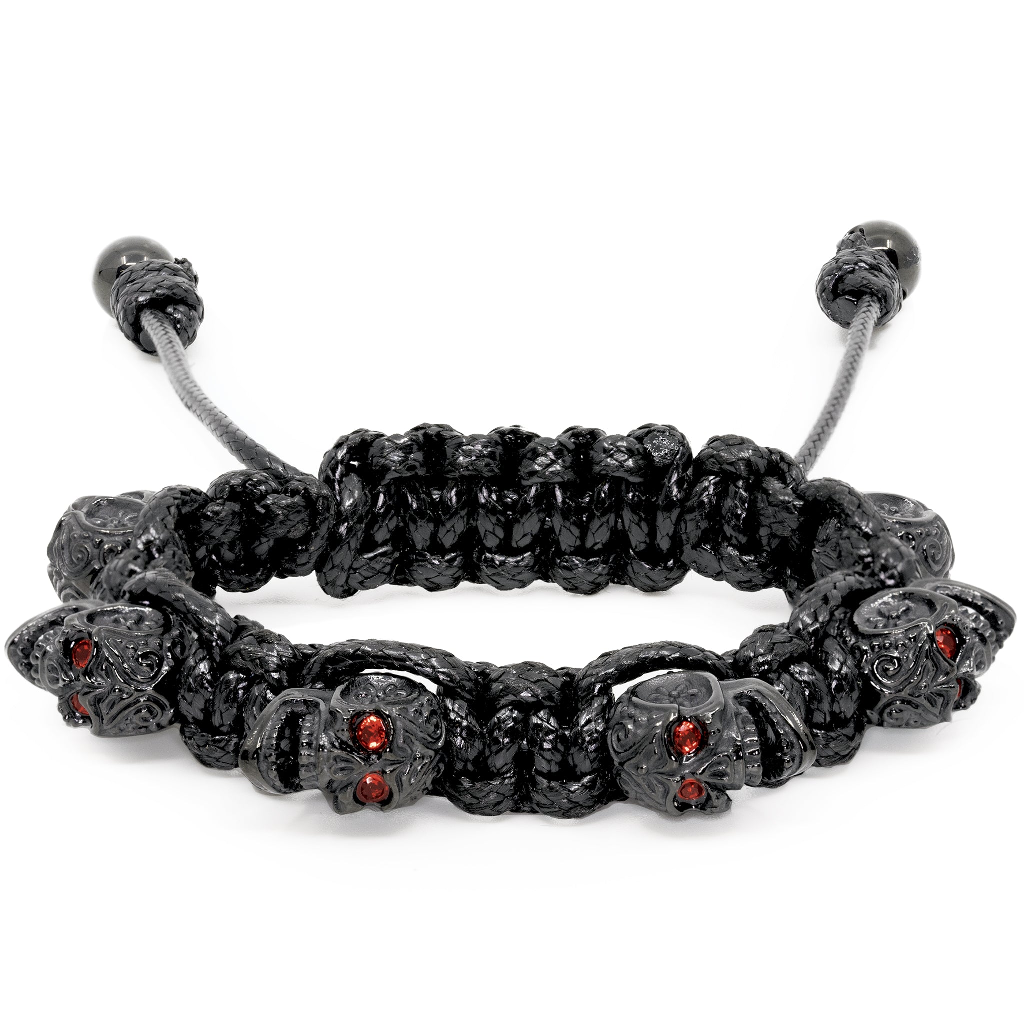 SKULLY CRYSTAL - BLACK & GRAY
