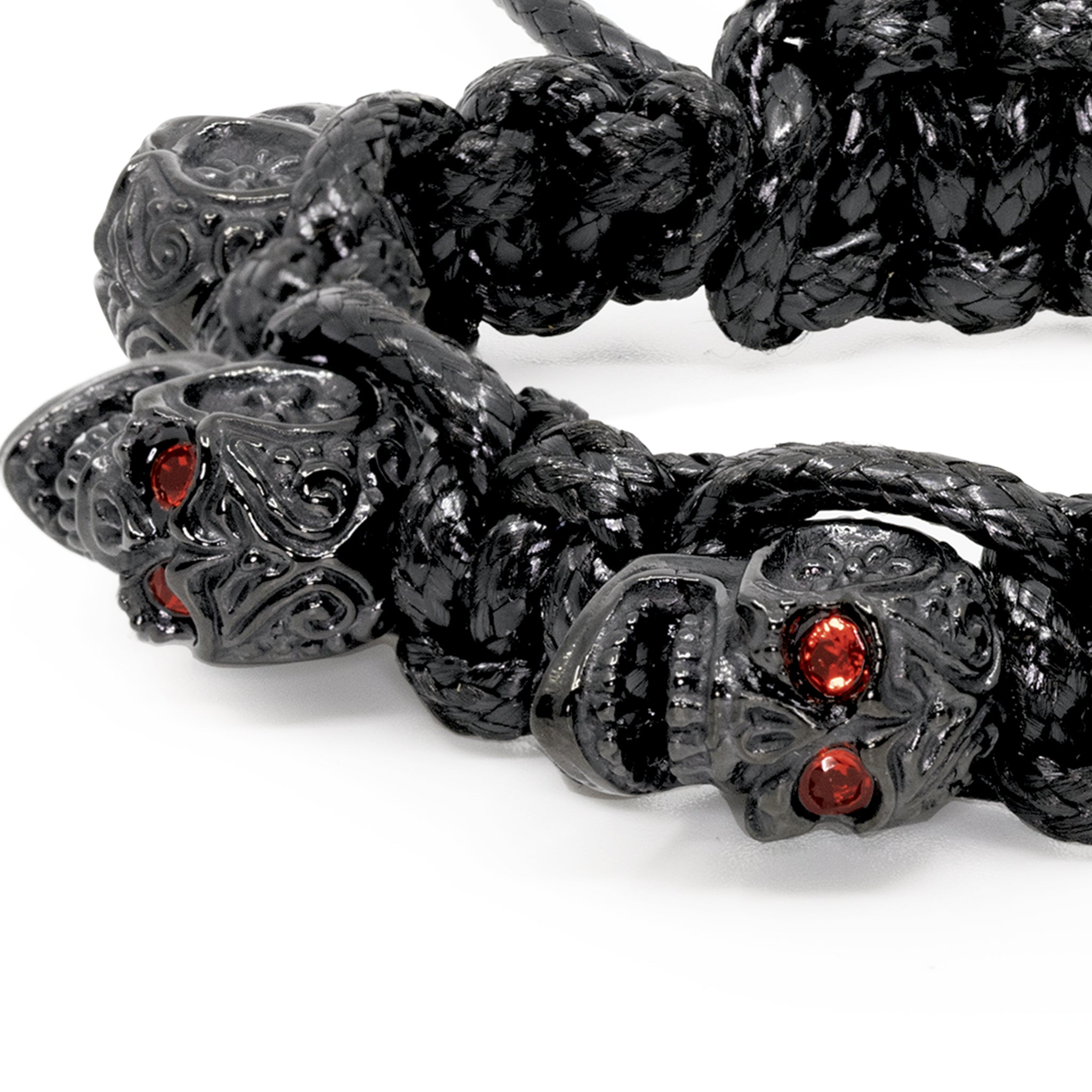 SKULLY CRYSTAL - BLACK & GRAY