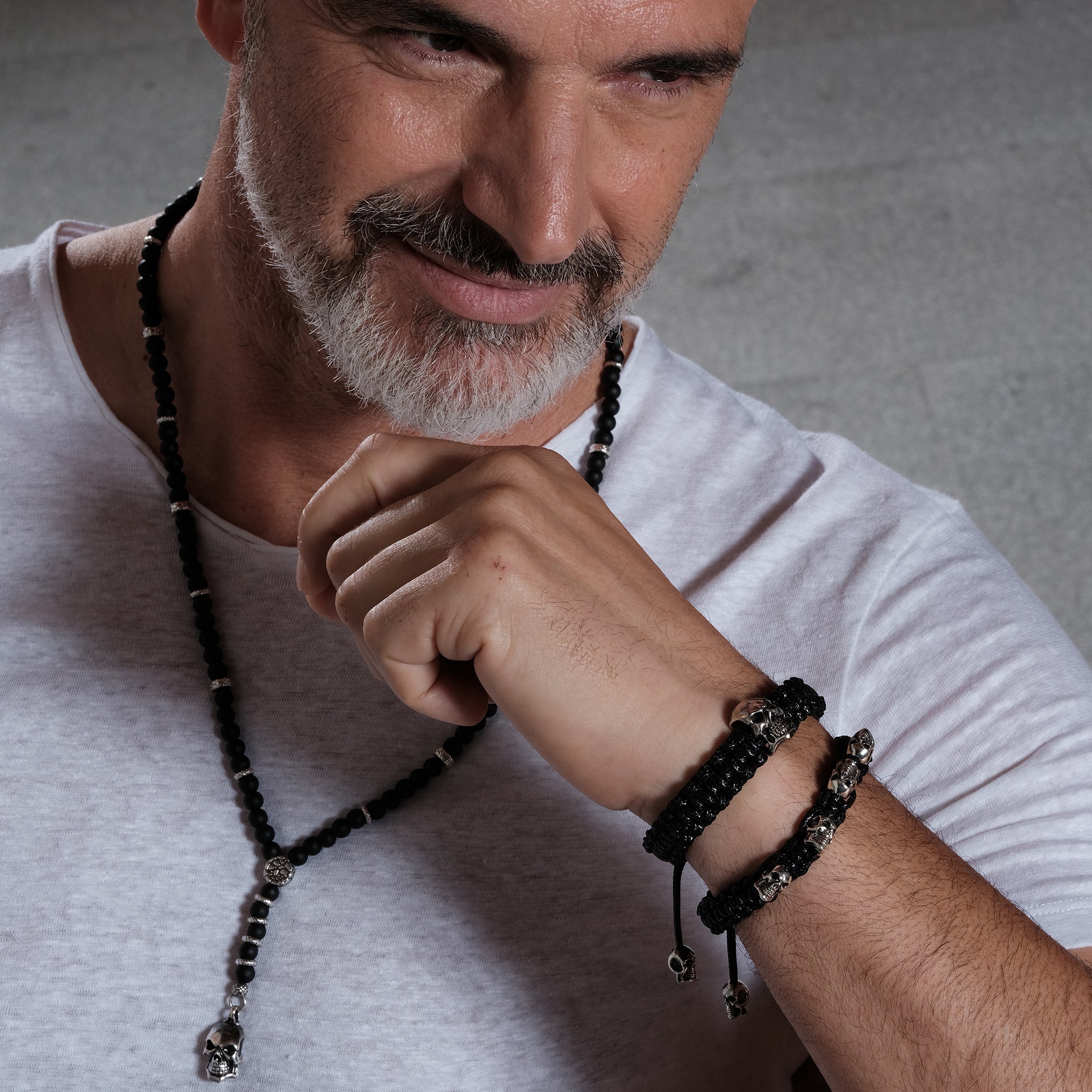 SKULL ROSARIO BLACK