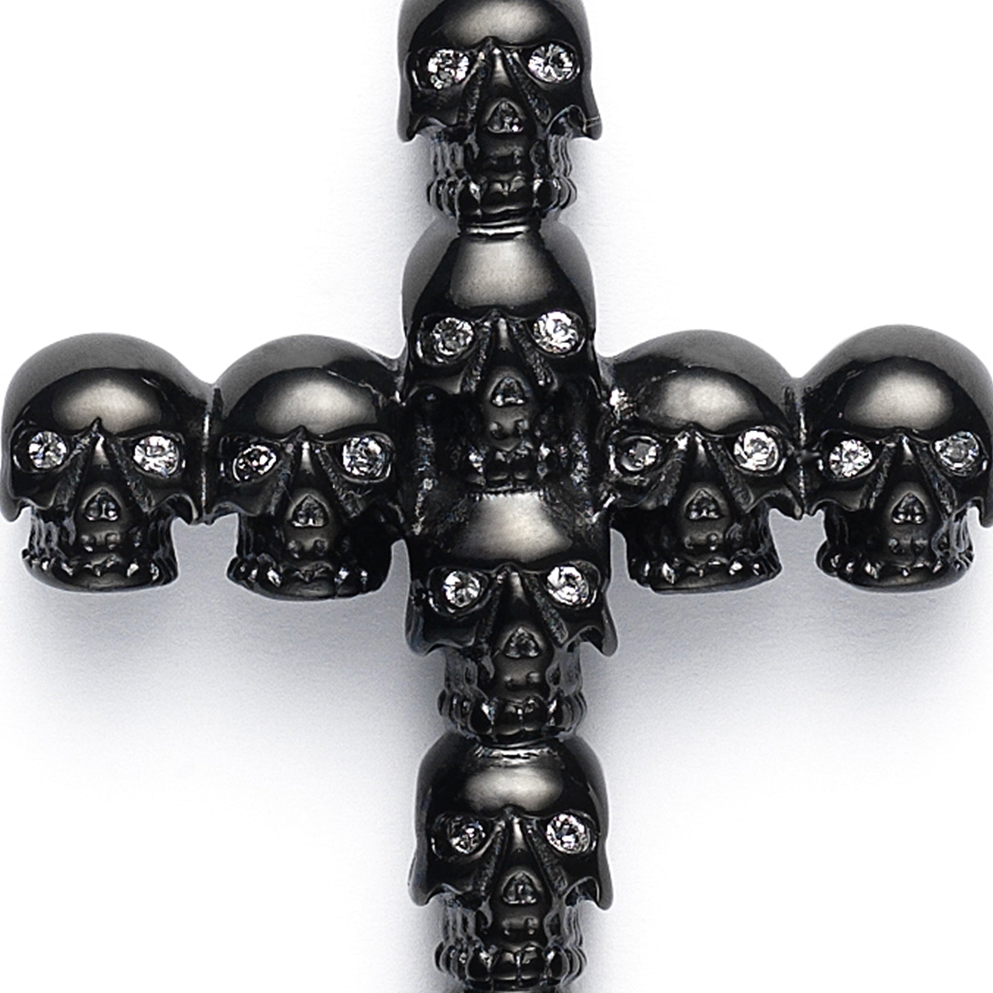 SKULL CROSS WHITE EYES