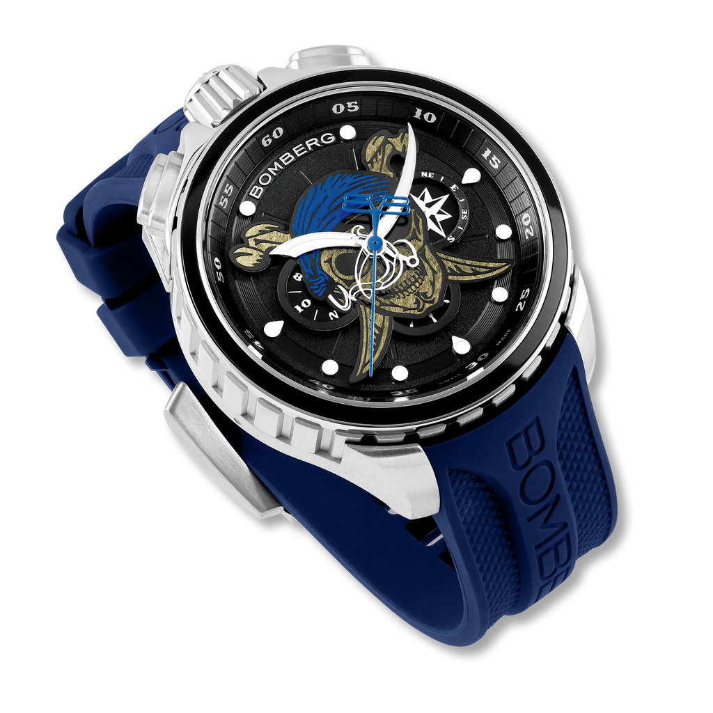 PIRATE SKULL BLUE