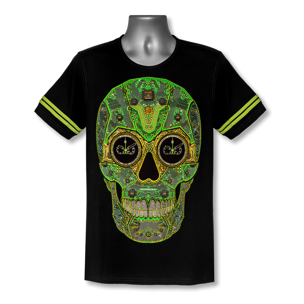 AY GüEY&BOMBERG Cyber Skull T-Shirt