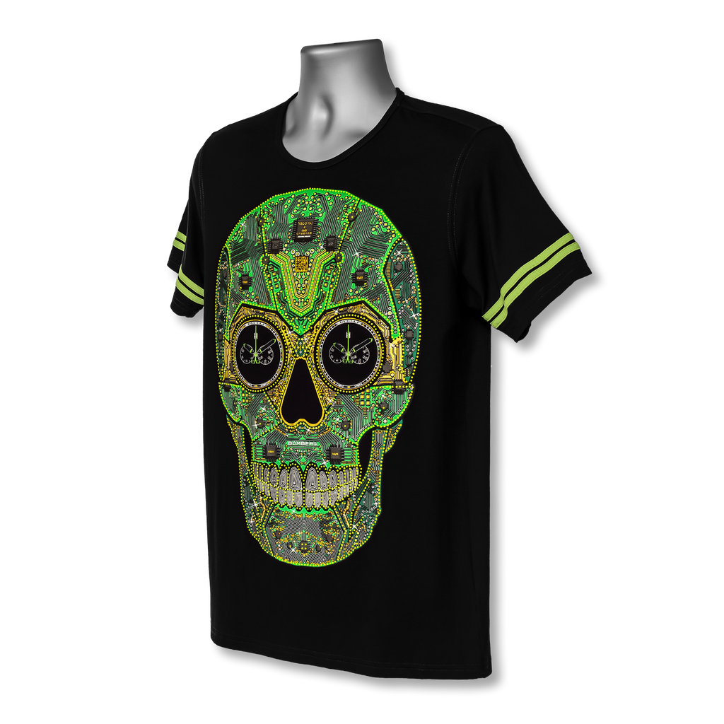 AY GüEY&BOMBERG Cyber Skull T-Shirt