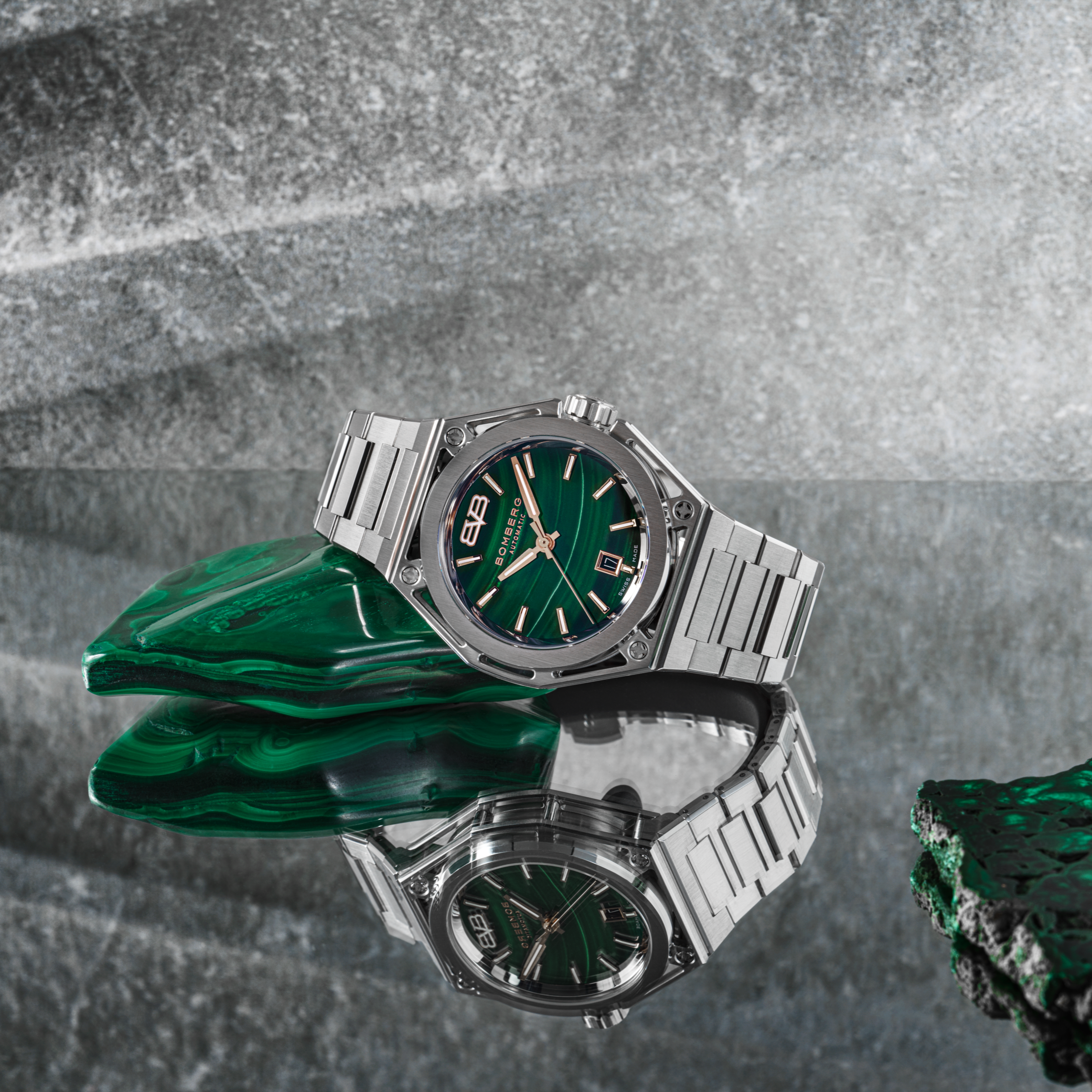 EDGE MALACHITE GOLD