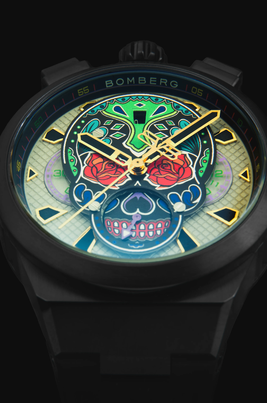 CHRONO SKULL THROWBACK EDITION - COLORIDO BLACK
