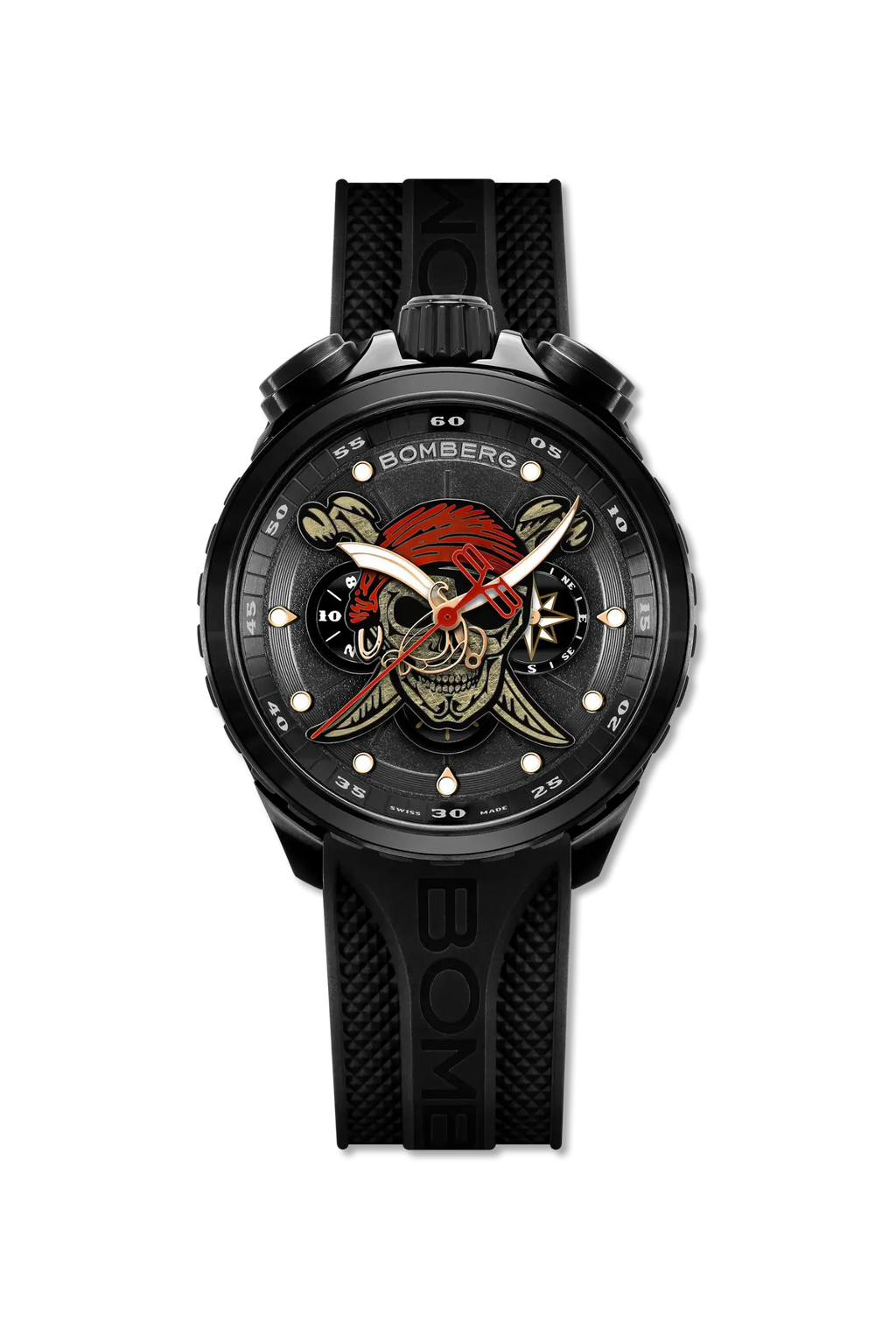 PIRATE SKULL RED