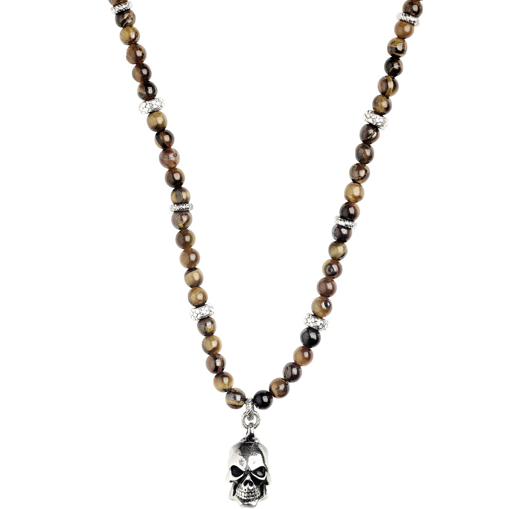 SKULL ROSARIO BROWN