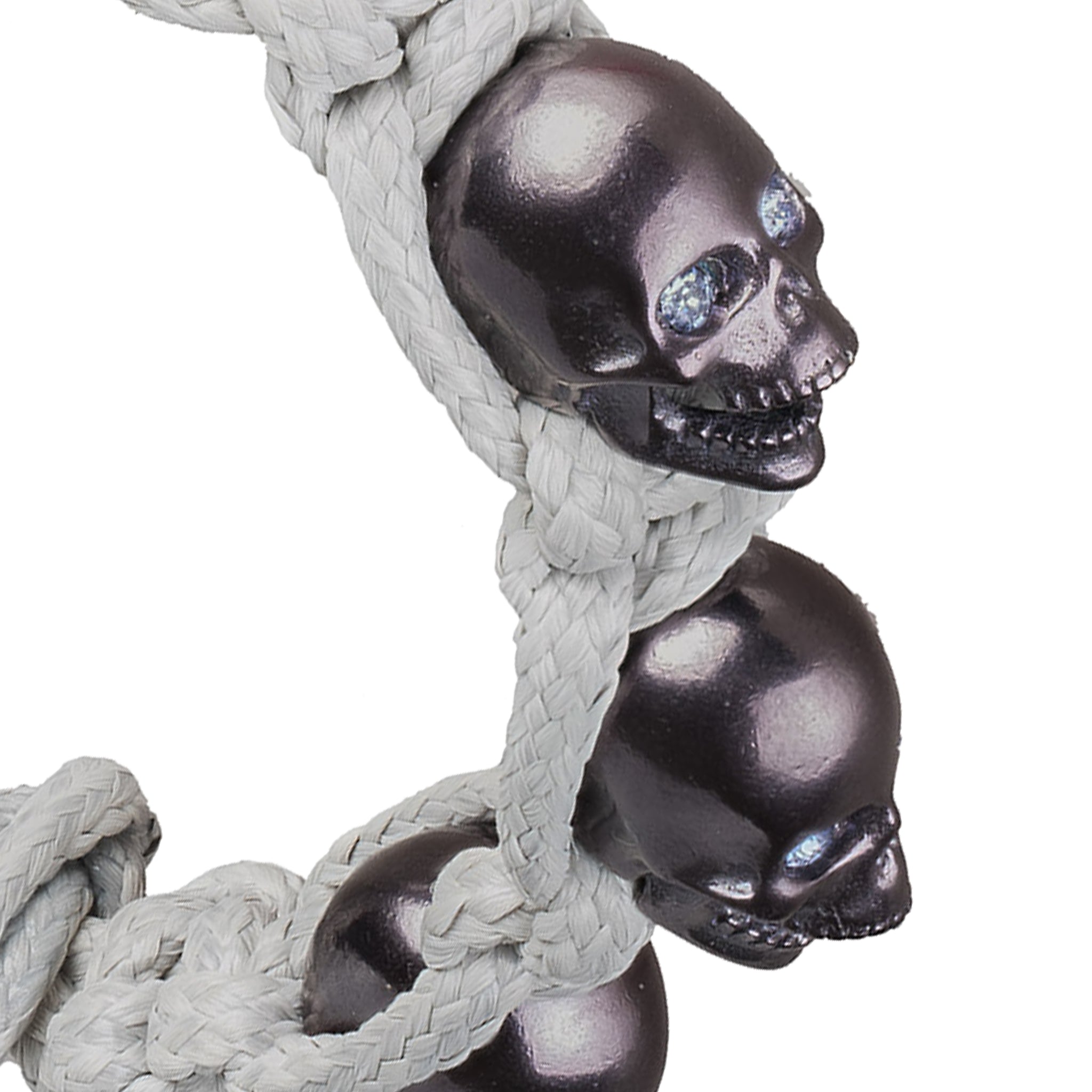 SKULLY - WHITE & BRONZE