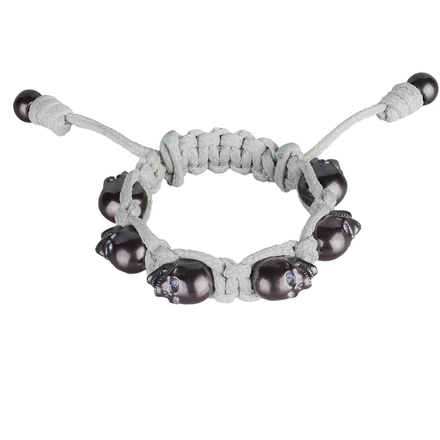 SKULLY - WHITE & BRONZE